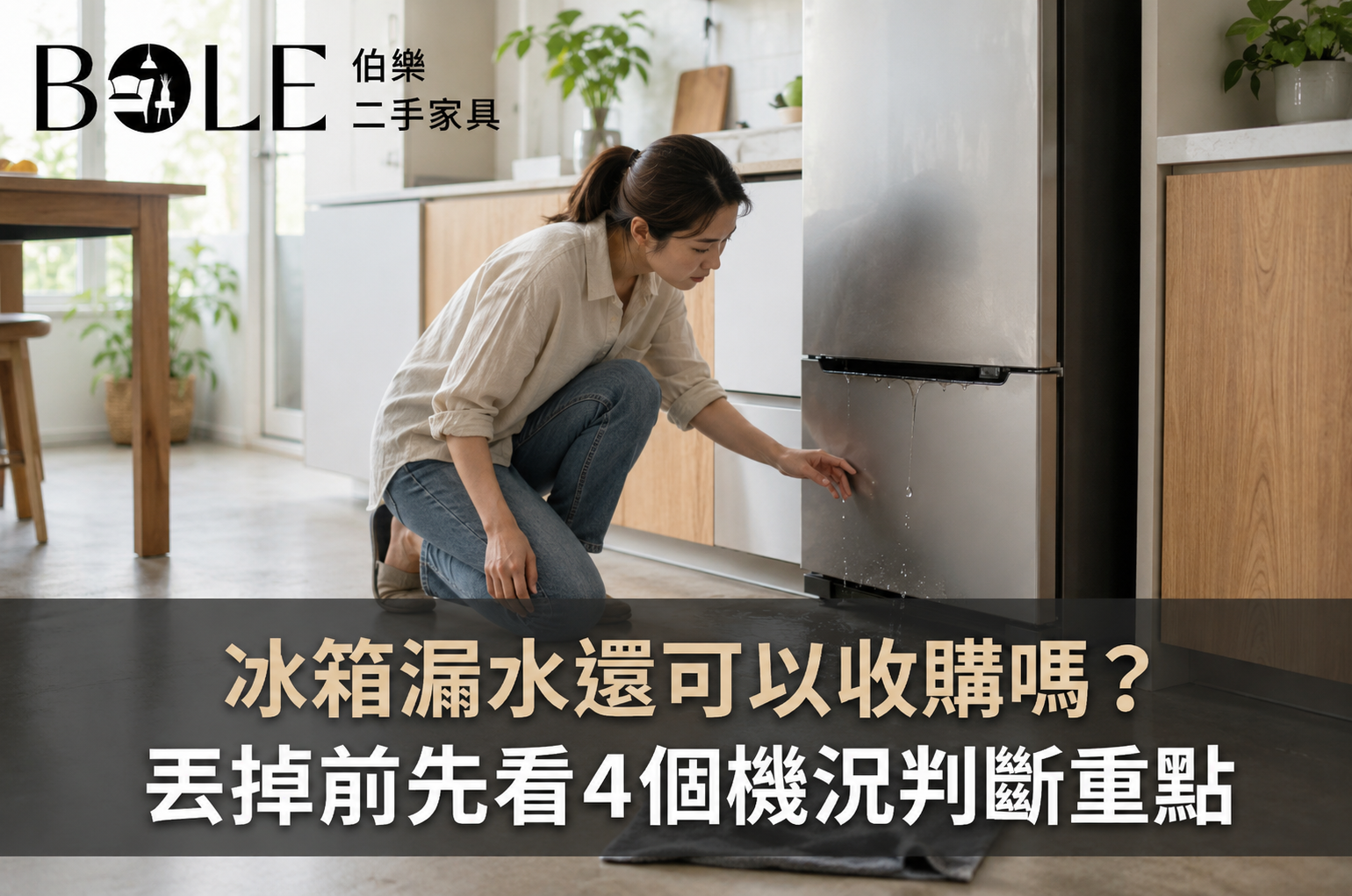 冰箱漏水可以收購嗎?4個機況判斷重點 冰箱收購4個判斷重點-台北二手家電推薦
